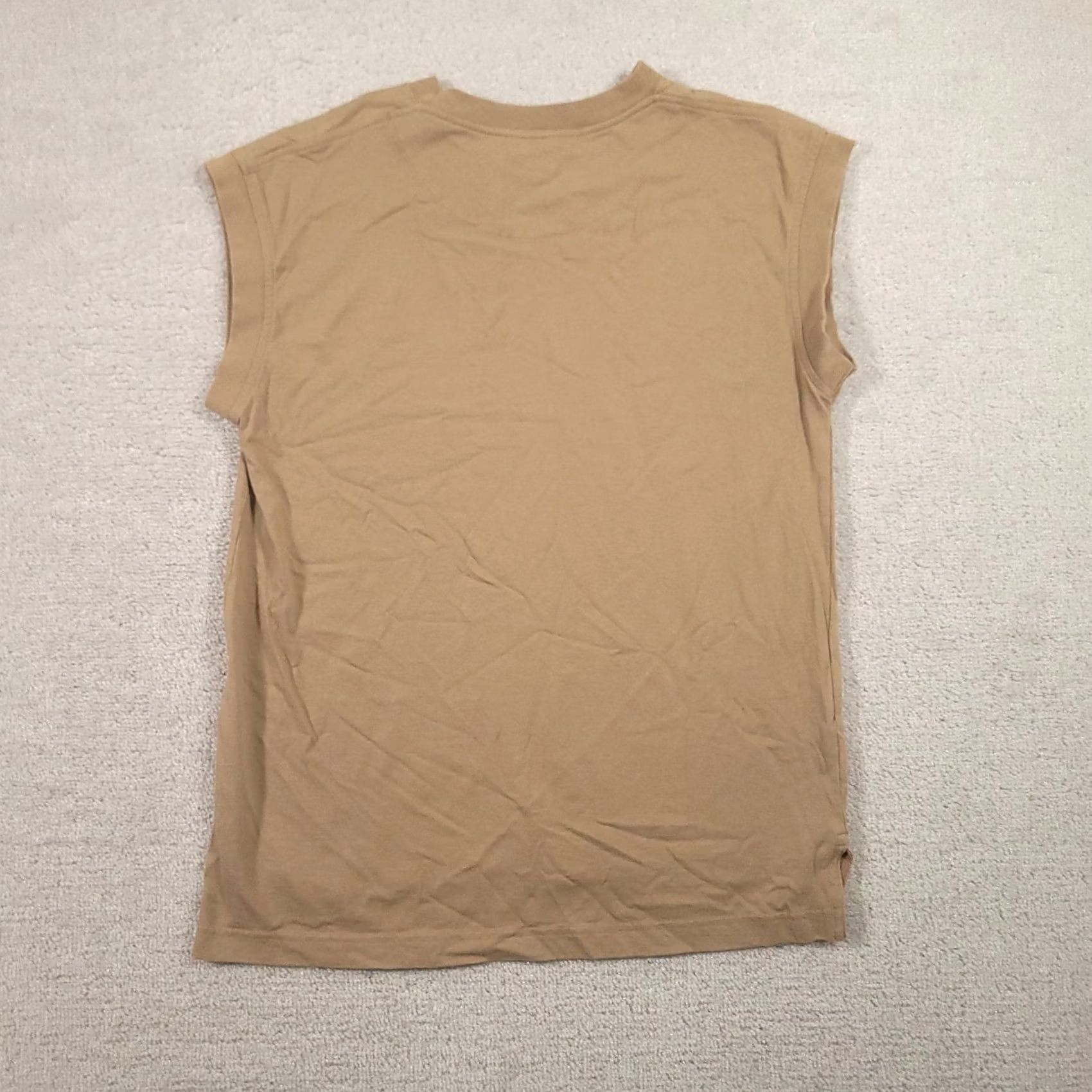 Walls VINTAGE Walls Work Wear Pocket Tee Shirt Sleeveless Medium Brown Mens Size US M / EU 48-50 / 2 - 7 Thumbnail
