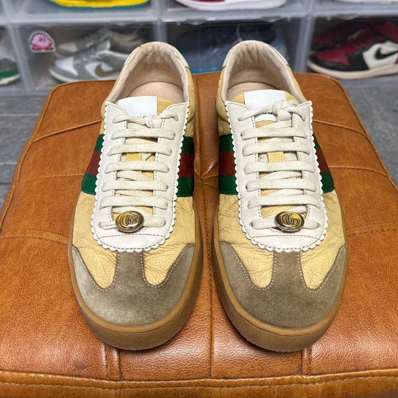 Gucci Gucci G74 Web Low-top Fashion Sneakers Size US 9.5 / EU 42-43 - 2 Thumbnail
