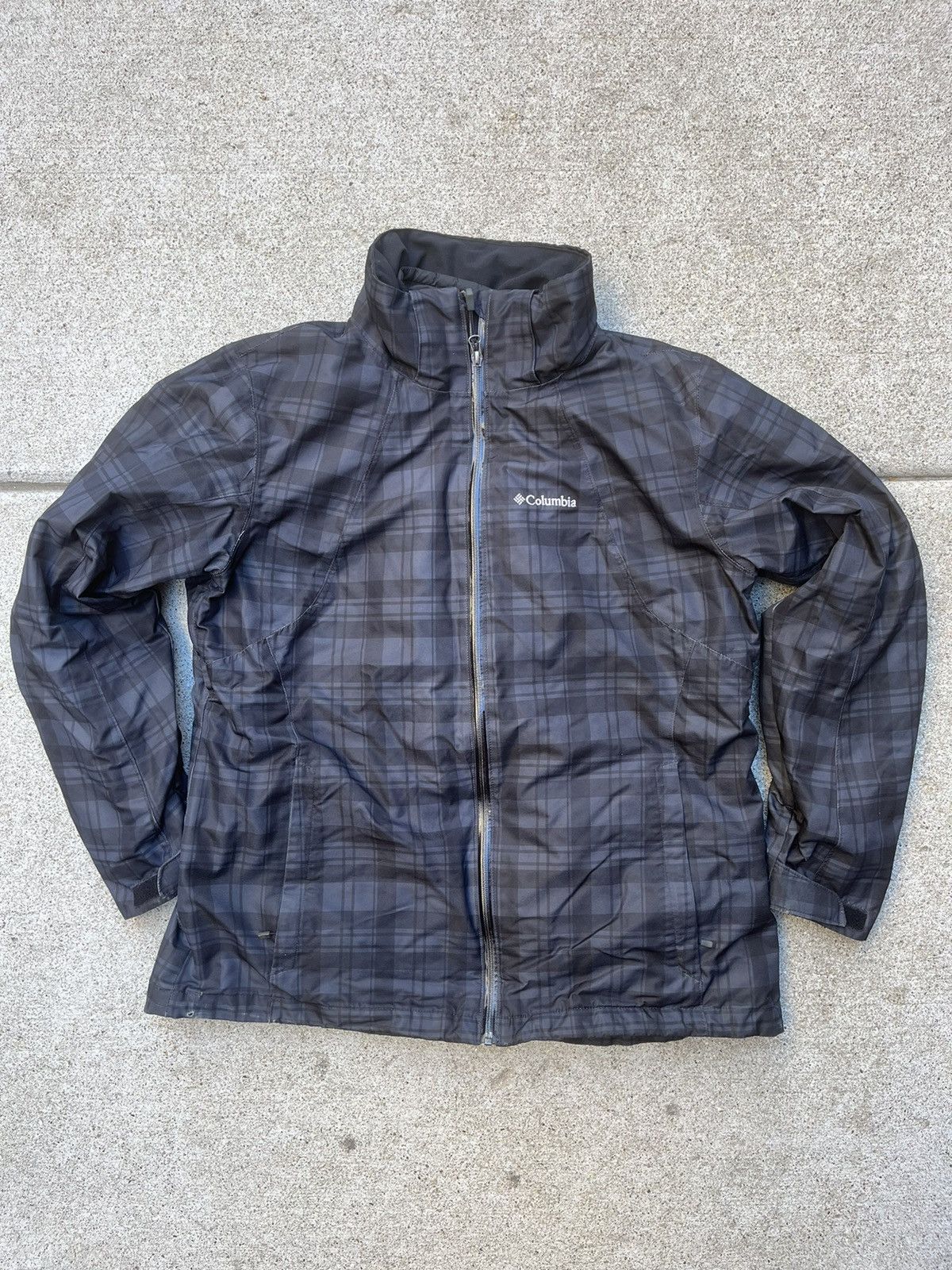 Columbia Black Plaid Columbia Interchange Omniheat Jacket Size US XL / EU 56 / 4 - 1 Thumbnail