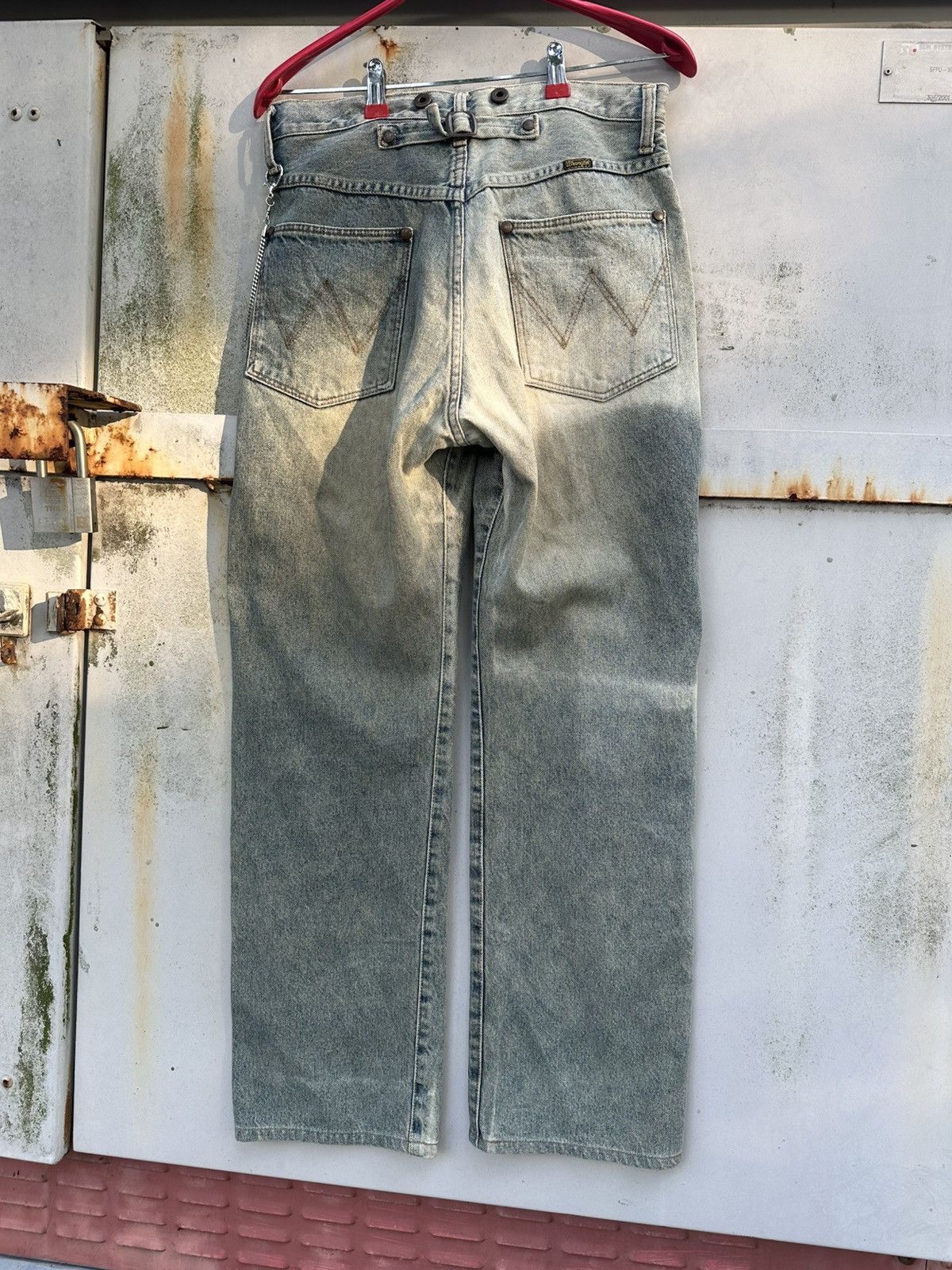 Wrangler 👹 Vintage Wrangler Washed Baggy Jeans Size US 30 / EU 46 - 6 Thumbnail