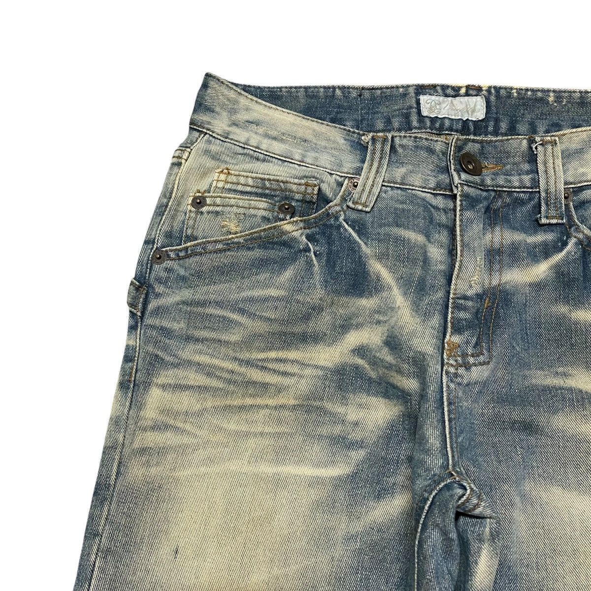 Japanese Brand LAX OUTFITTERS Denim Clawmark Distressed Jeans Size US 30 / EU 46 - 4 Thumbnail