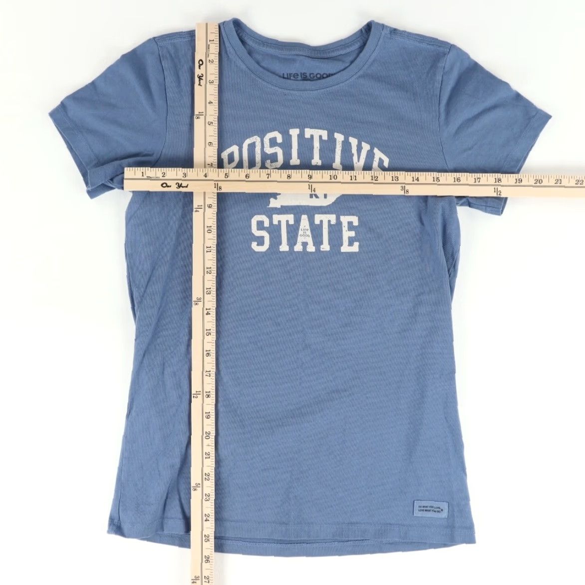 Life is Good Life is Good Kentucky Positive State Solid Shirt Women S Steel Size S / US 4 / IT 40 - 3 Thumbnail