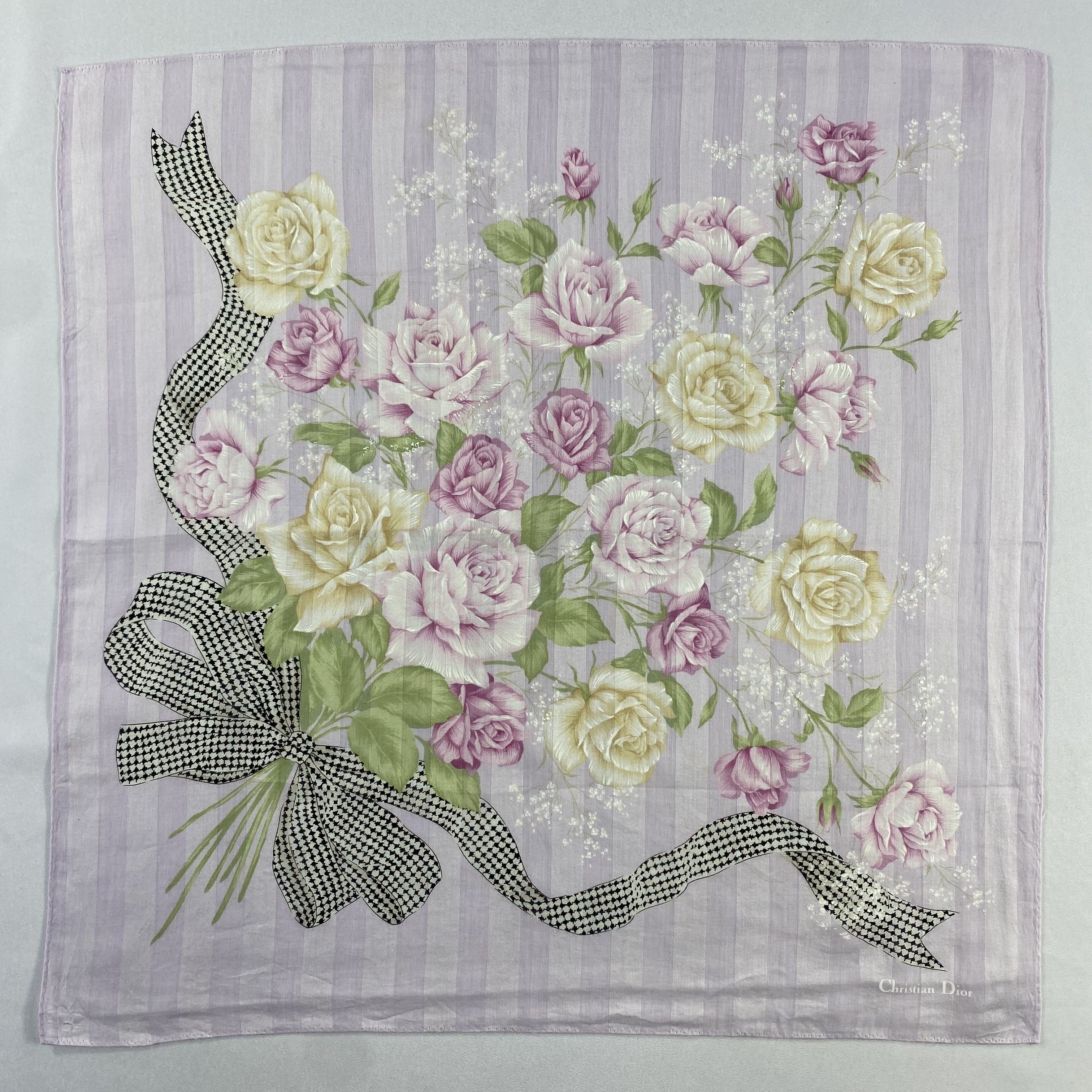 Vintage Christian Dior Monsieur Handkerchief / Neckerchief-P803 Size ONE SIZE - 1 Thumbnail