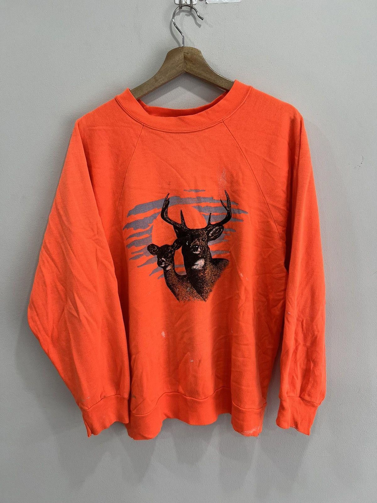Vintage Vintage Deer Sweater sweatshirt hunting Size US M / EU 48-50 / 2 - 1 Thumbnail