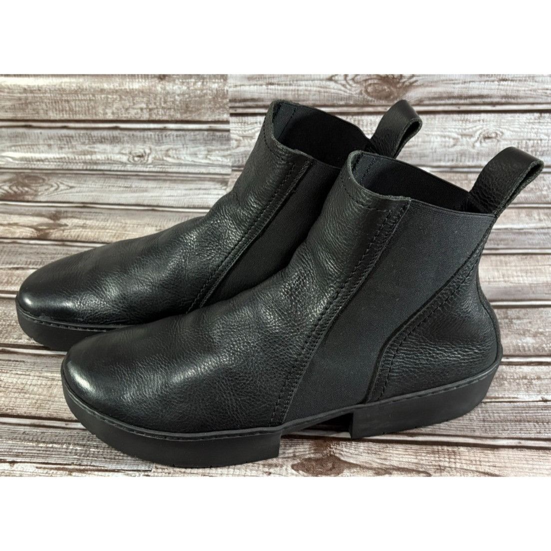 Trippen Trippen Work f Leather ankle Boots size 43 US 11 color black Size US 12 / IT 42 - 1 Thumbnail