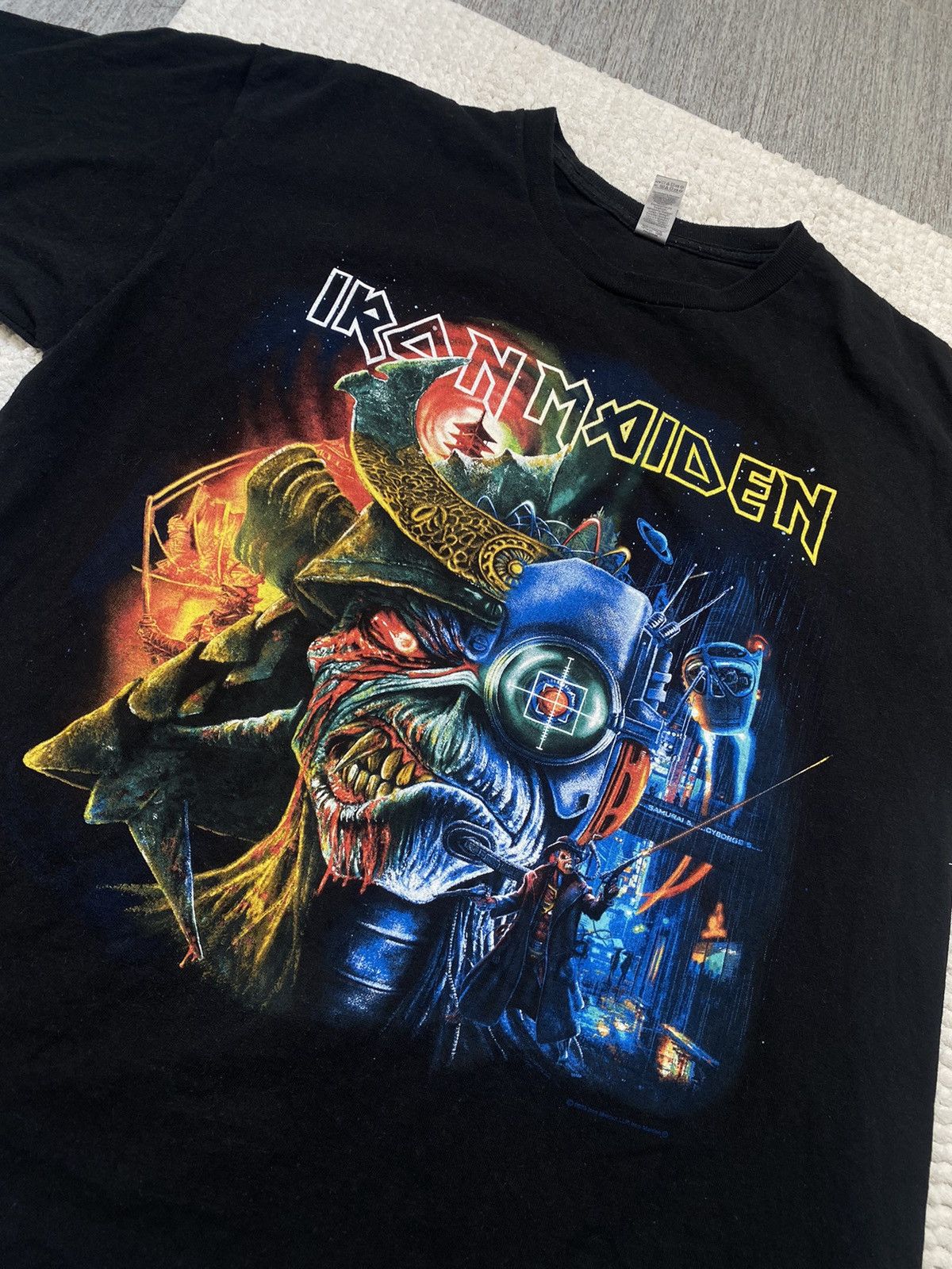 Band Tees Iron Maiden The Future Past Tour 2023 Tee rare y2k Size US L / EU 52-54 / 3 - 14 Thumbnail
