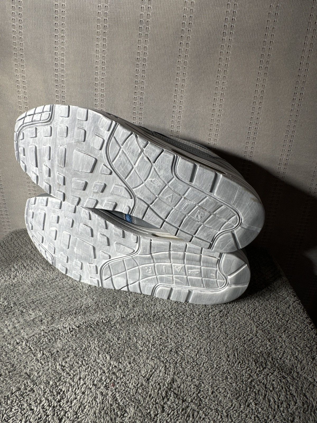 Nike Nike Air Max 1 Grey/Baby Blue Size US 15 / EU 48 - 6 Thumbnail