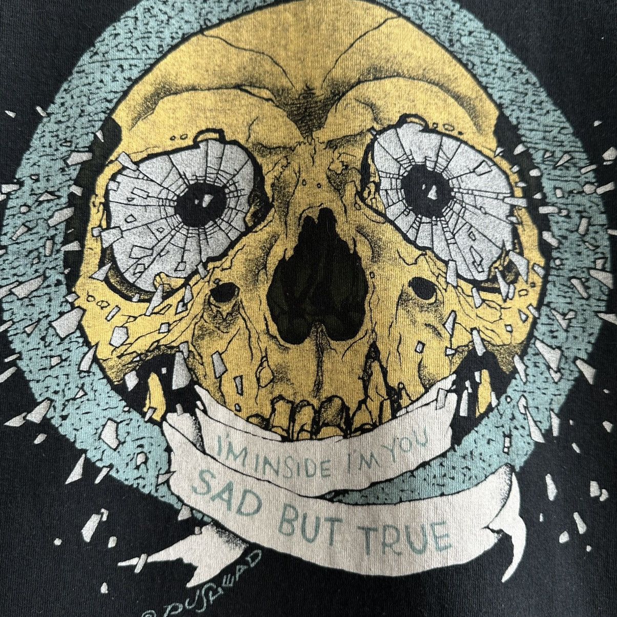 Band Tees × Metallica × Vintage VINTAGE Y2K METALLICA SAD BUT TRUE PUSHEAD BAND GRAPHIC TEE Size US M / EU 48-50 / 2 - 7 Thumbnail
