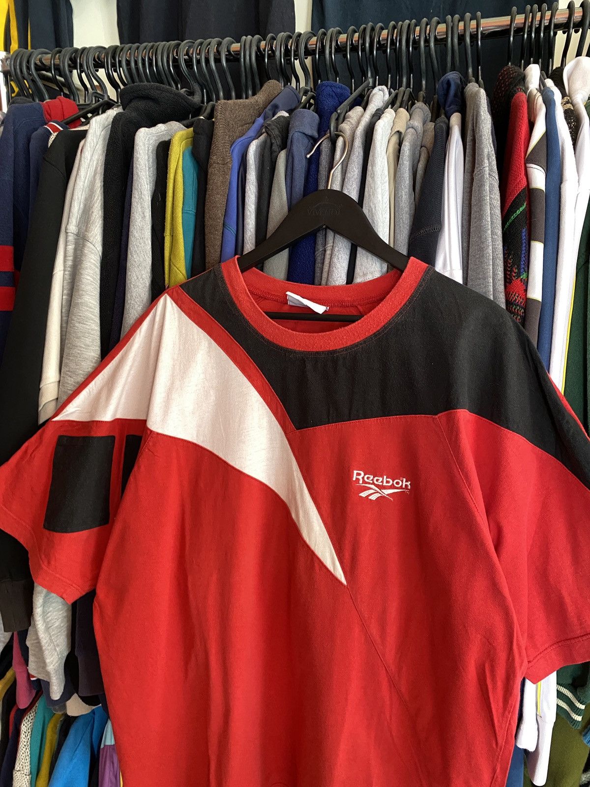 Reebok VINTAGE REEBOK BIG LOGO BAGGY T-shirt 90s Size US XXL / EU 58 / 5 - 2 Thumbnail