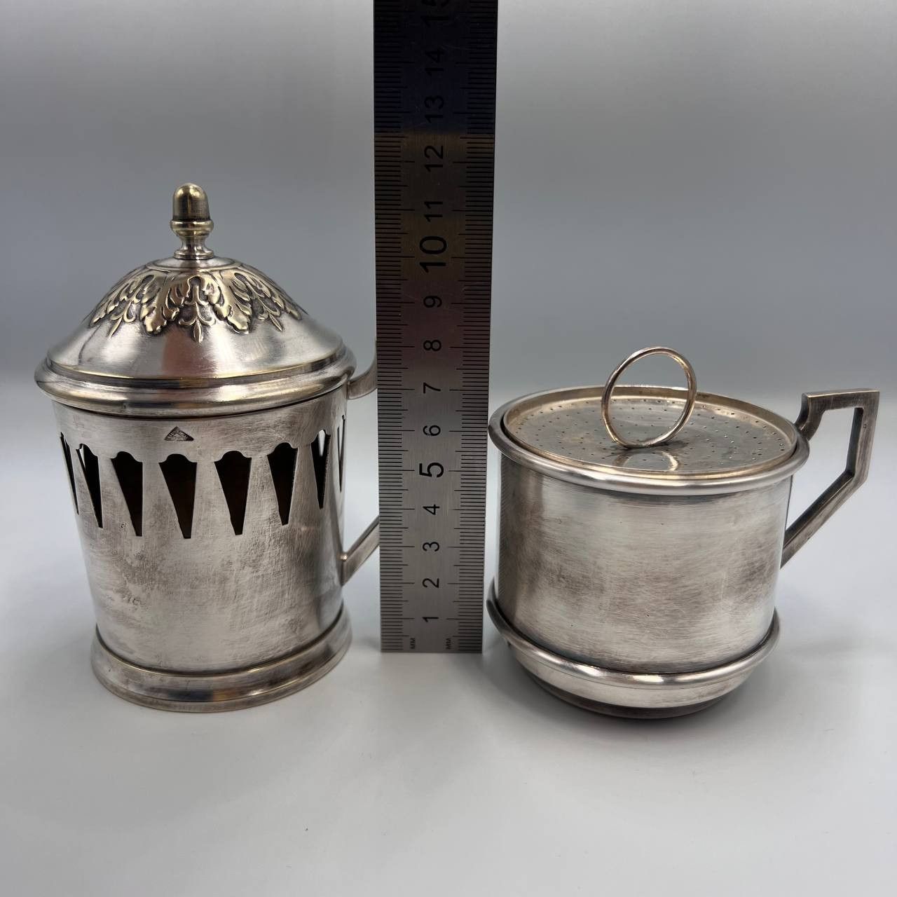Vintage Gebr Berlin Vintage Silver Plated Tea Cup Holder Strainer Size ONE SIZE - 8 Thumbnail