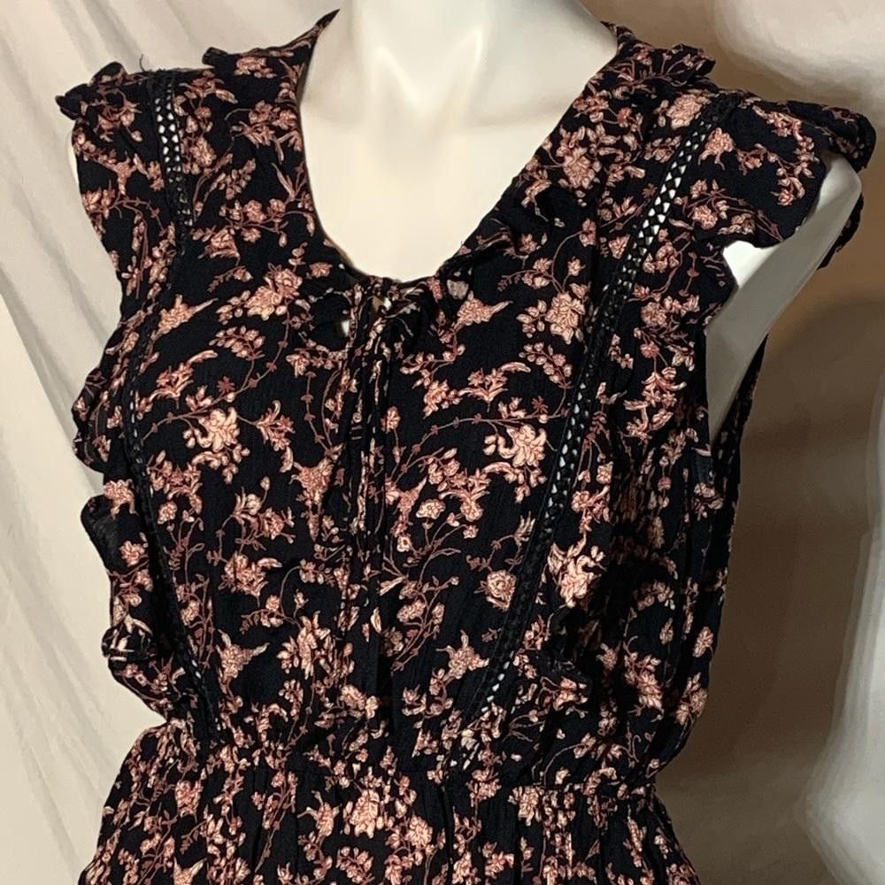 American Rag American Rag Ruffle Collar Floral Blouse, Sm Size S / US 4 / IT 40 - 2 Thumbnail