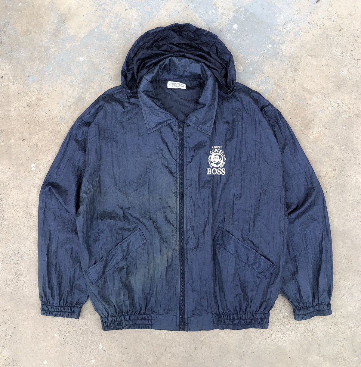 Vintage Vintage Sun Faded Suntory Boss Coffee Nylon Bomber Jacket Size US M / EU 48-50 / 2 - 14 Thumbnail
