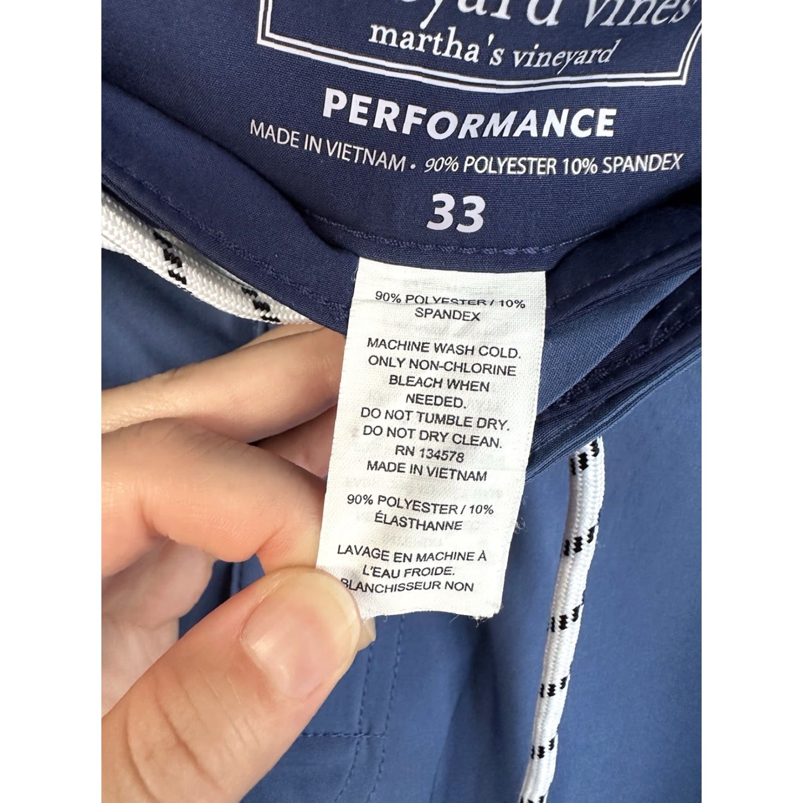 Vineyard Vines Vineyard Vines Board Shorts Trunks 33 Blue Regular Men Size US 33 - 5 Thumbnail