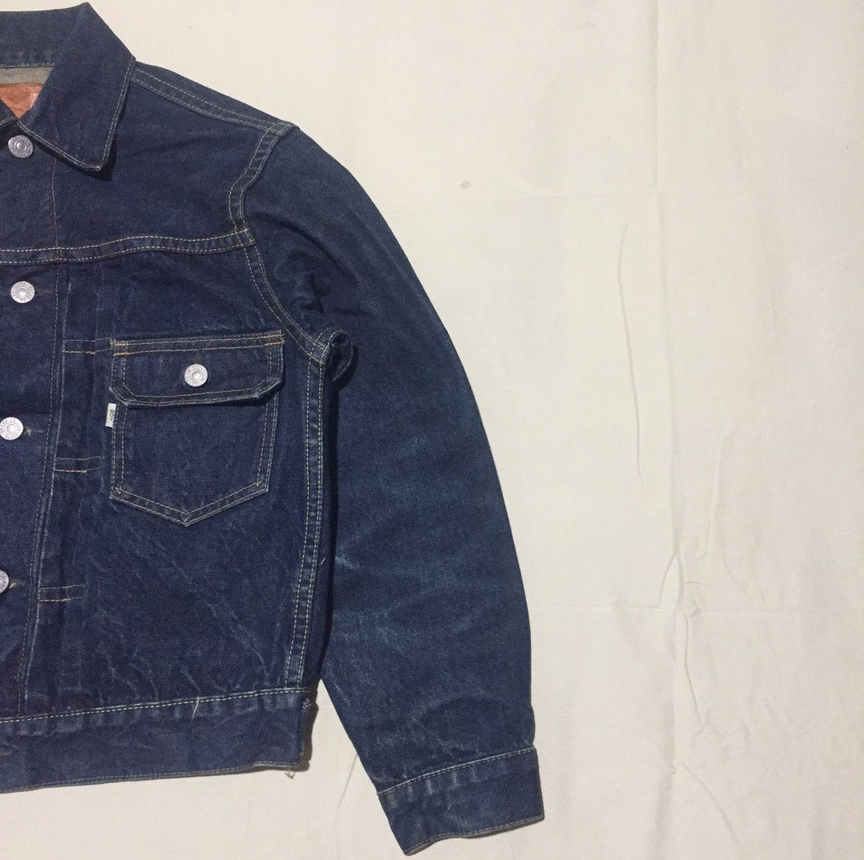 Beams Plus Vintage Beams Boy Selvedge Honeycomb Tyep 2 Denim Jacket Size US S / EU 44-46 / 1 - 4 Thumbnail