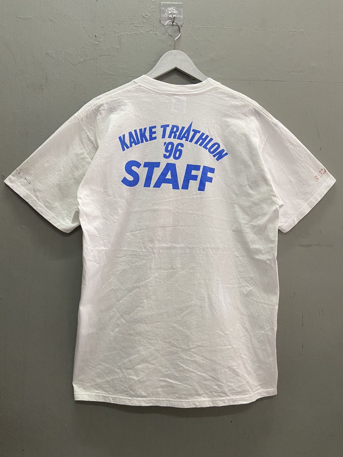 Vintage VINTAGE KAIKE TRIATHLON 16TH 1996 TEE SHIRT Size US L / EU 52-54 / 3 - 2 Thumbnail