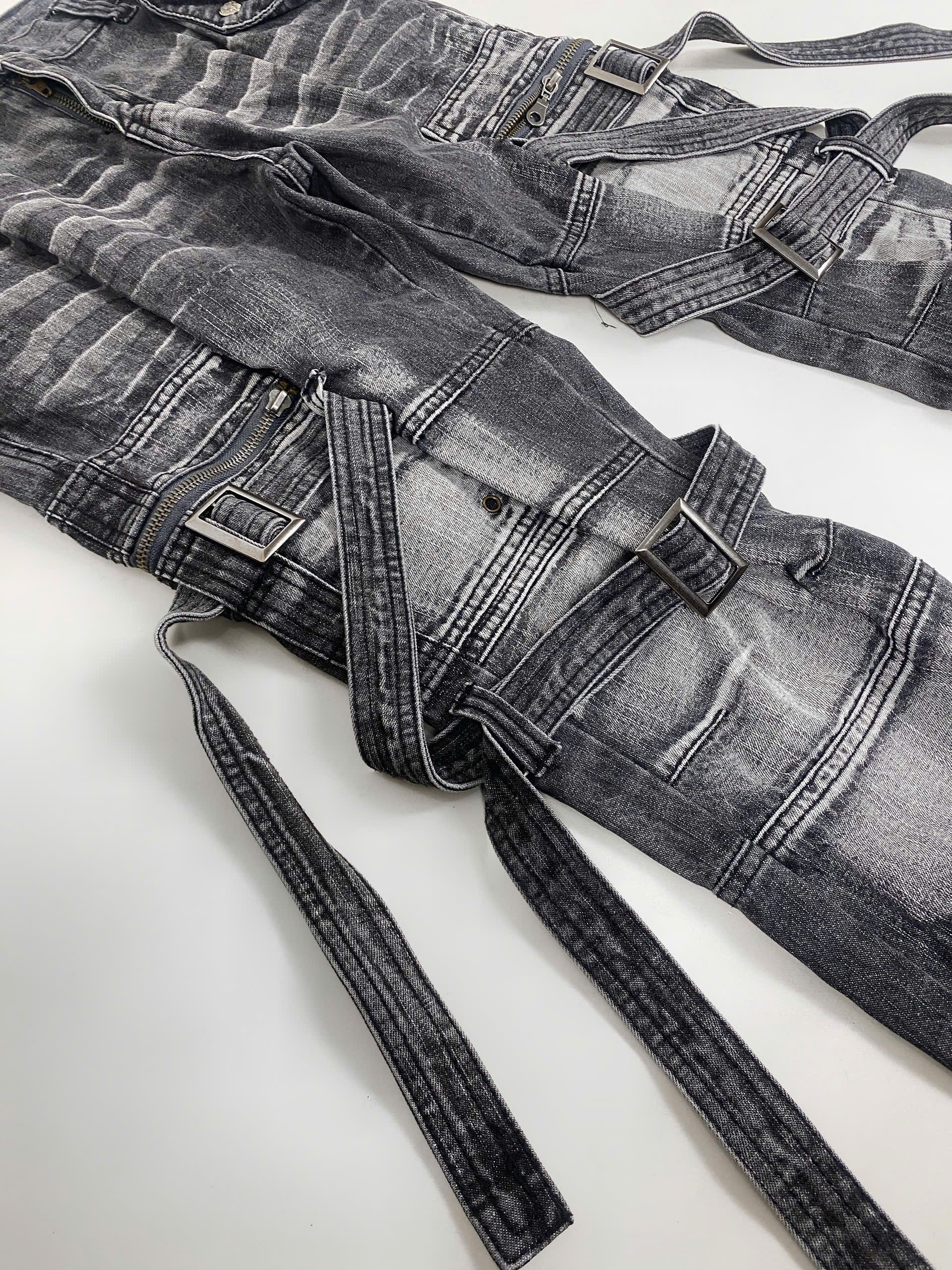 Japanese Brand Topism Raver Bondage Cargo Pants Size US 32 / EU 48 - 4 Thumbnail