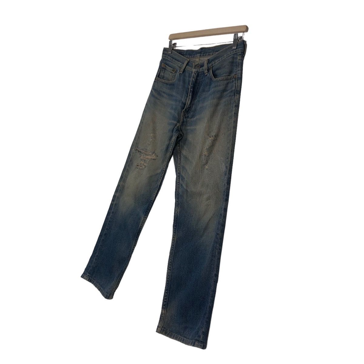 Levi's 🔥Vintage Levi’s Denim Jeans Biker Wear Japan Made Size US 30 / EU 46 - 2 Thumbnail