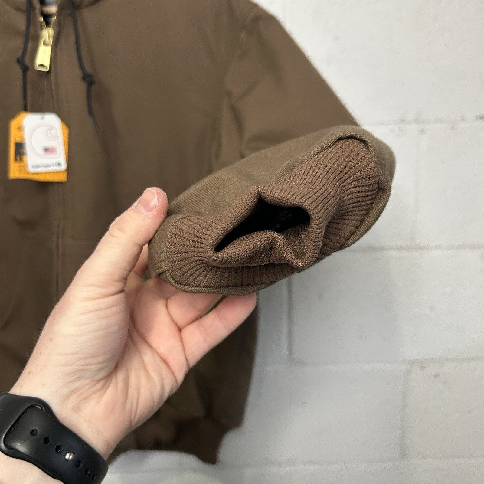 Carhartt Carhartt Flannel-Lined Hooded Active Jacket “Coffee Brown” Size US S / EU 44-46 / 1 - 5 Thumbnail