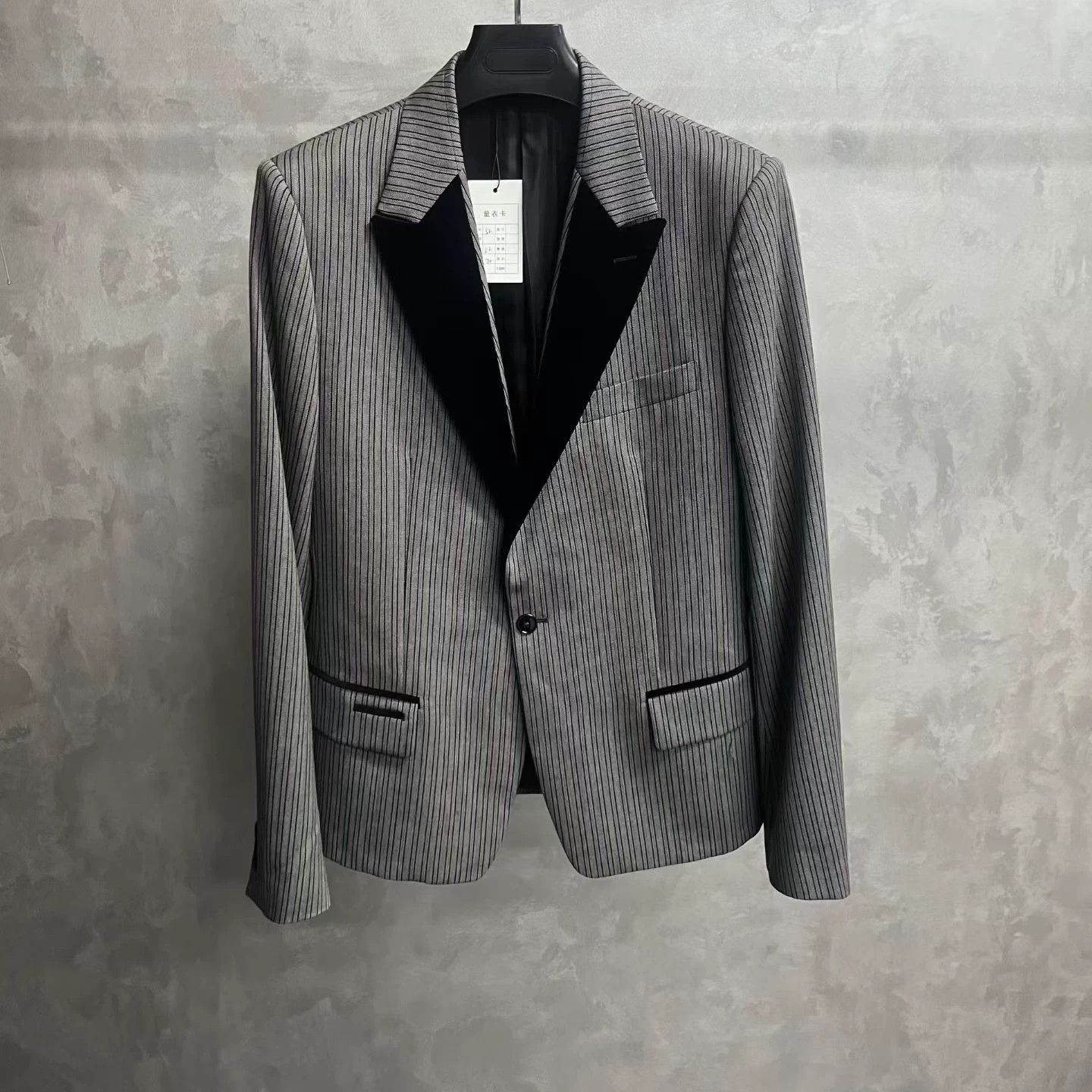 Dolce & Gabbana dolce&gabbana gray black blazer size 52 Size US L / EU 52-54 / 3 - 1 Thumbnail