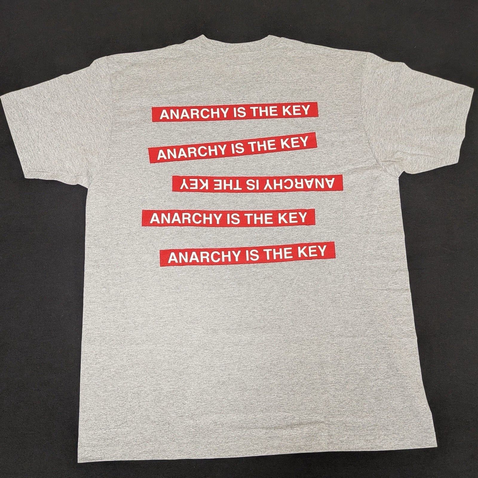 Supreme SS15 SUPREME UNDERCOVER ANARCHY TEE GREY XL | Grailed