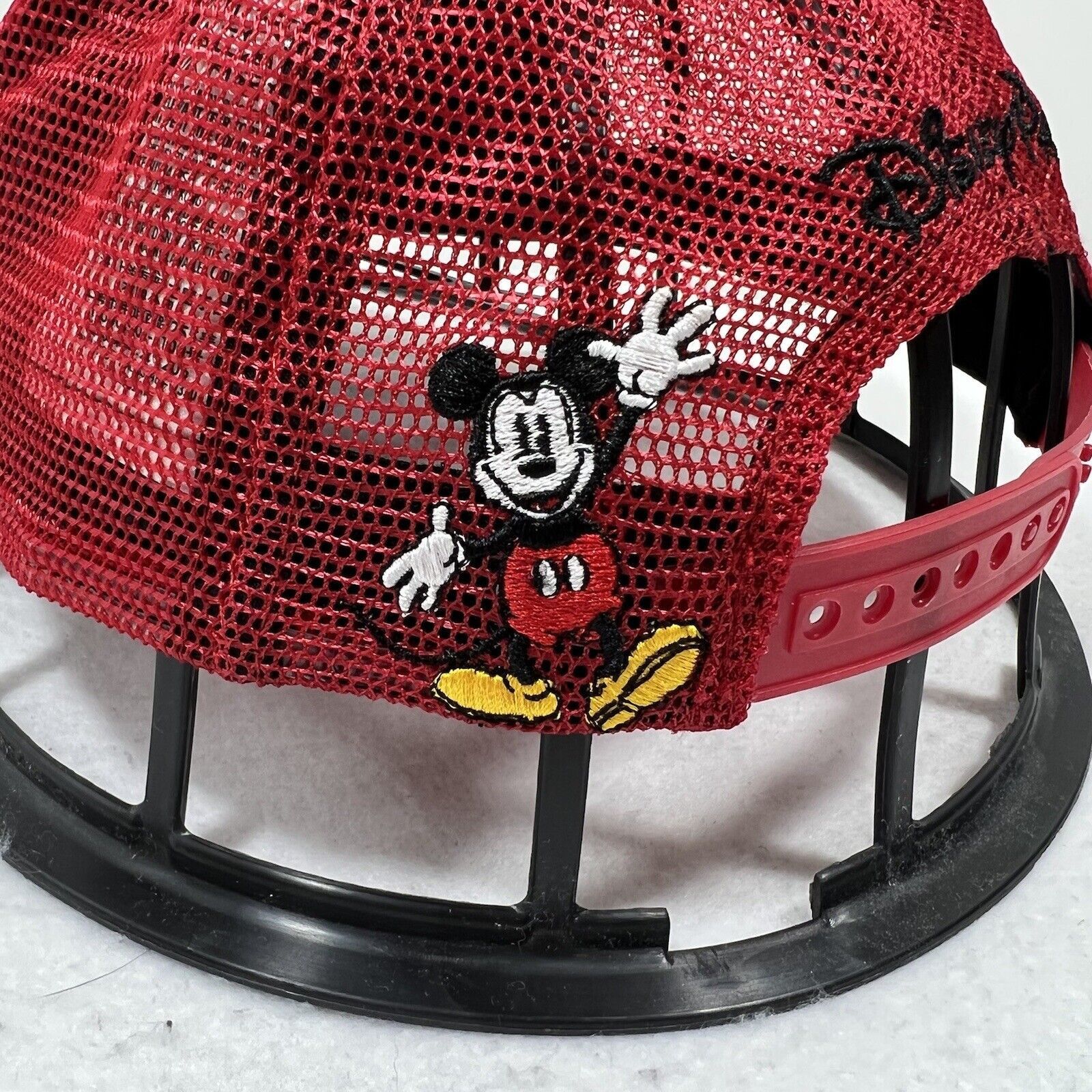Disney Disney Adjustable Flat Brim Mickey Mouse Baseball Cap Hat Size ONE SIZE - 7 Thumbnail
