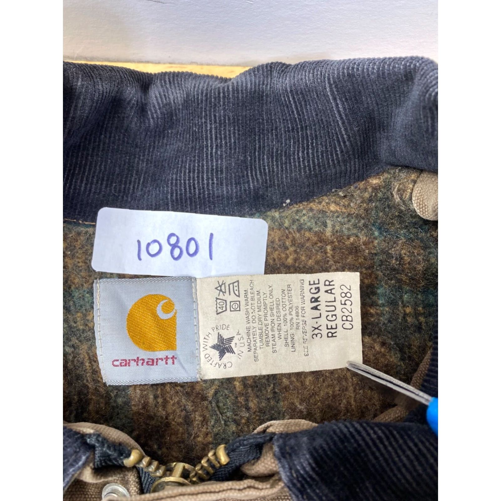 Carhartt Carhartt Chore Jacket Mens 3XL Lined Duck Canvas Work Barn Brown Heavy Pockets 10801 Size US XXL / EU 58 / 5 - 3 Thumbnail