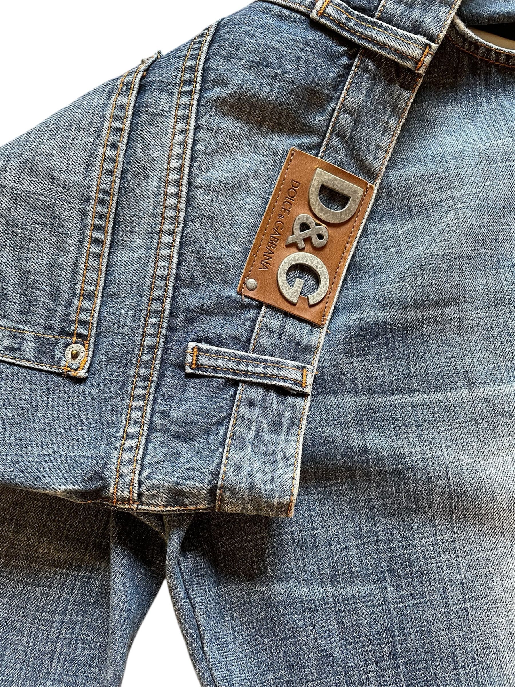 Dolce & Gabbana Dolce Gabbana SS2004 Denim Jeans Size US 36 / EU 52 - 6 Thumbnail
