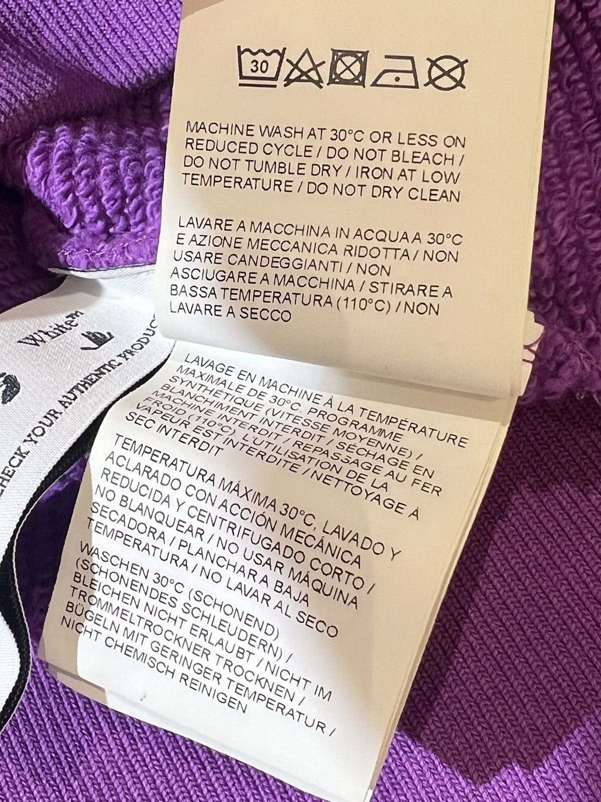 Off-White Off-White Arrows Print Drawstring Purple Hoodie Size US L / EU 52-54 / 3 - 7 Thumbnail