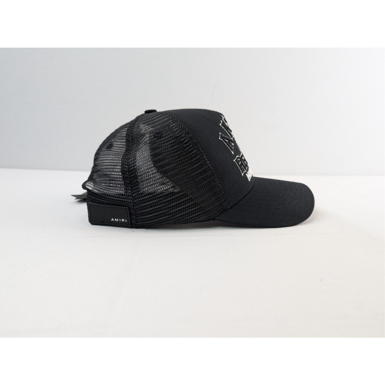 Amiri o1rshd1 Q:2 / Size: OS / Wolf Logo Trucker Cap / Hat Black Size ONE SIZE - 4 Thumbnail