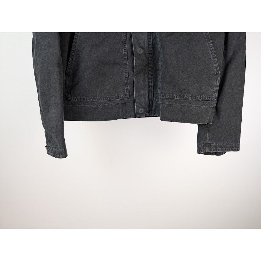 Saint Laurent Paris o1rshd1 Corduroy-Trimmed Cotton Canvas Work Jacket in Black Size US M / EU 48-50 / 2 - 4 Thumbnail
