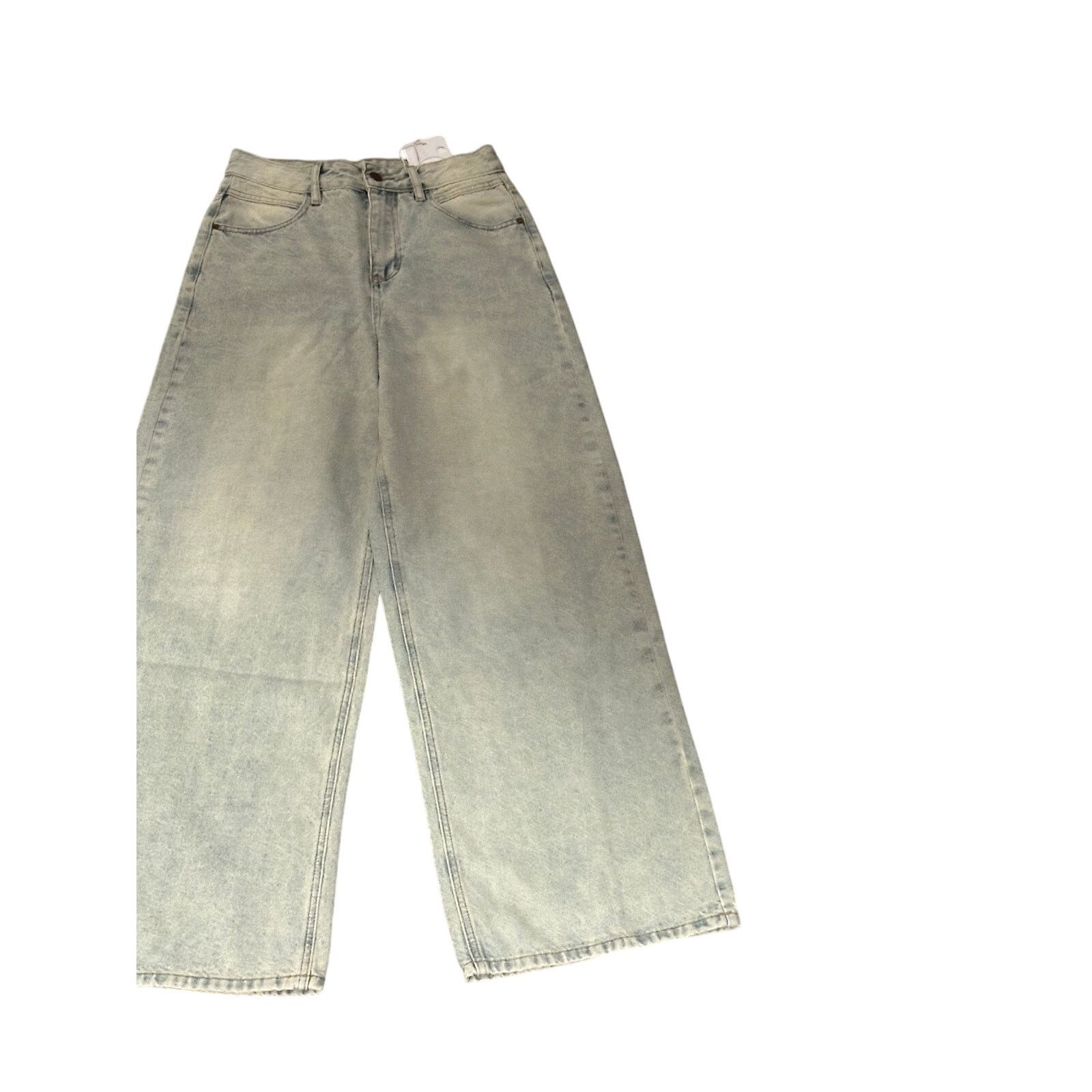 Other Commense Light Wash Blue Wide Leg High Rise Denim Jeans Size 27" / US 4 / IT 40 - 4 Thumbnail