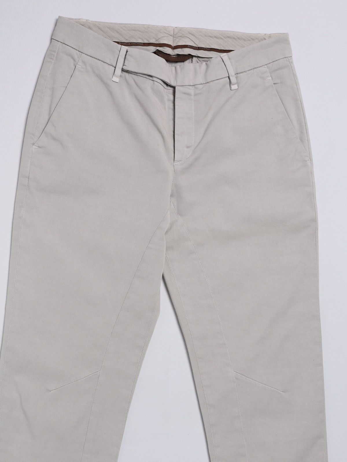 Brunello Cucinelli Brunello Cucinelli Washed Denim Cotton Trousers Pants Grey Size 27" / US 4 / IT 40 - 5 Thumbnail