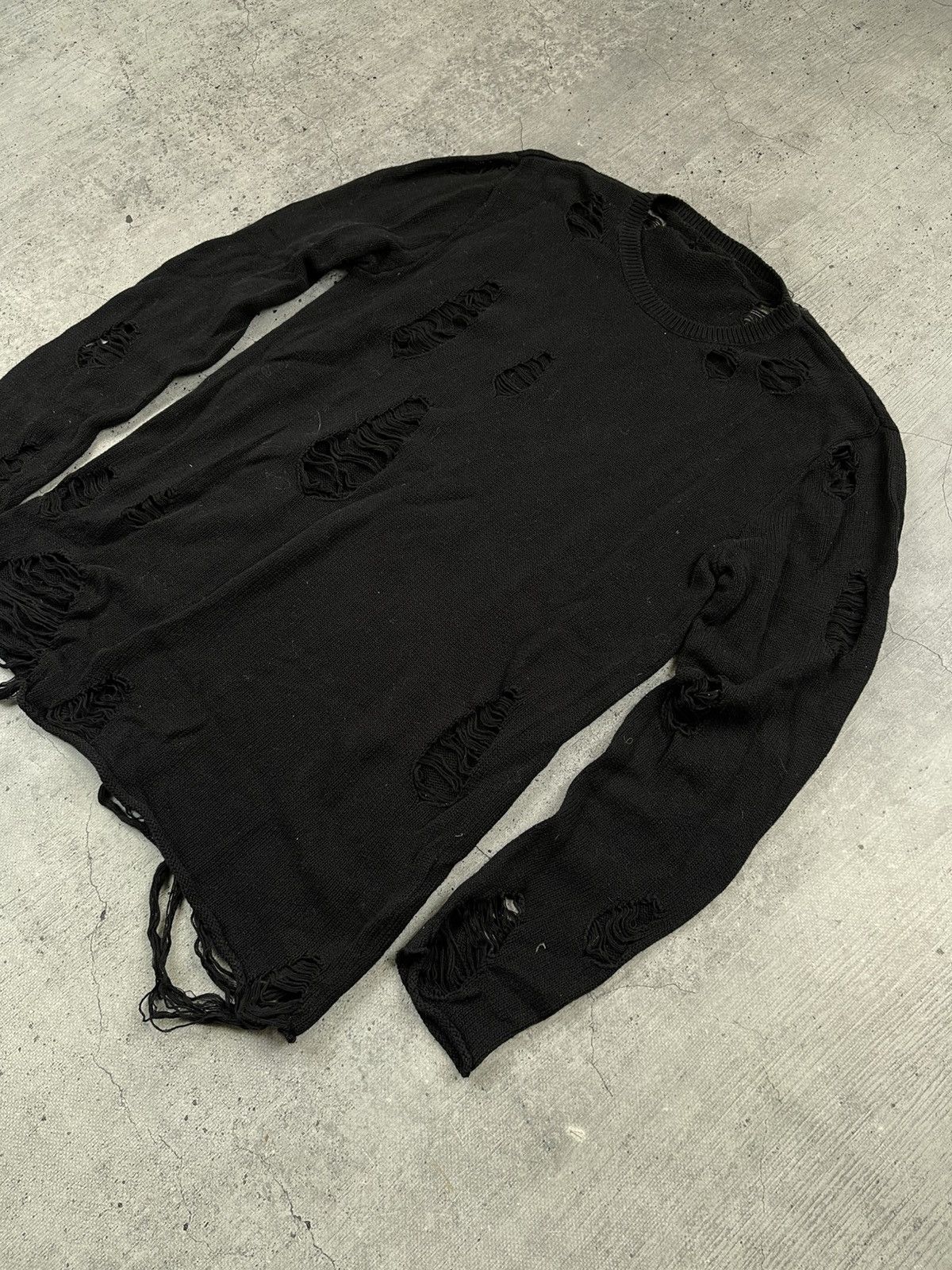 Vintage Vintage distressed opium emo y2k alt goth style sweater Size US M / EU 48-50 / 2 - 4 Thumbnail