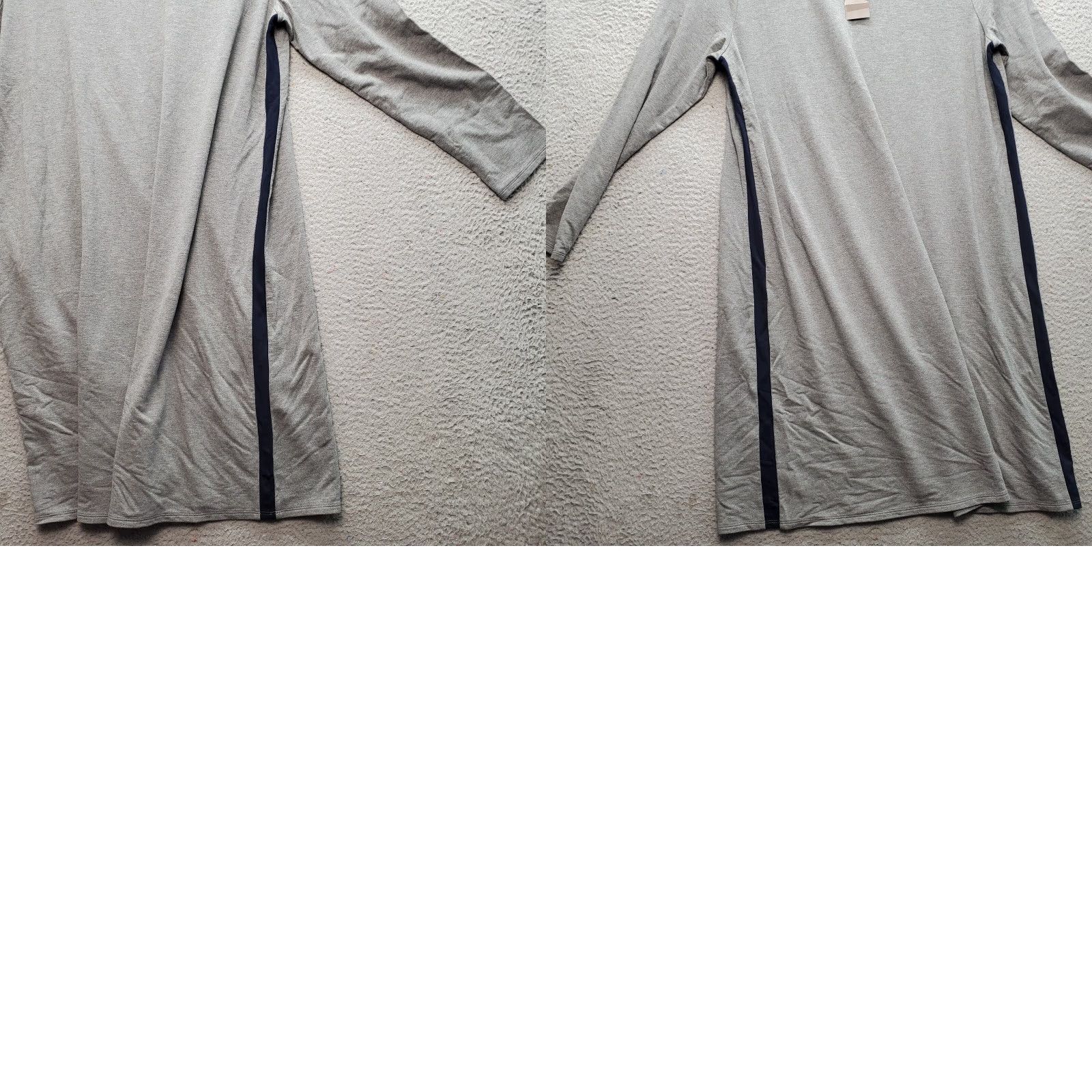 J. Jill J. Jill Wearever T-Shirt Dress Women Size L Gray Rayon Round Neck Pullover dress Size L / US 10 / IT 46 - 8 Thumbnail