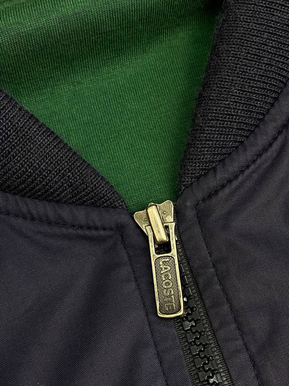 Lacoste Vintage Lacoste Logo Bomber Jacket Size US L / EU 52-54 / 3 - 12 Thumbnail