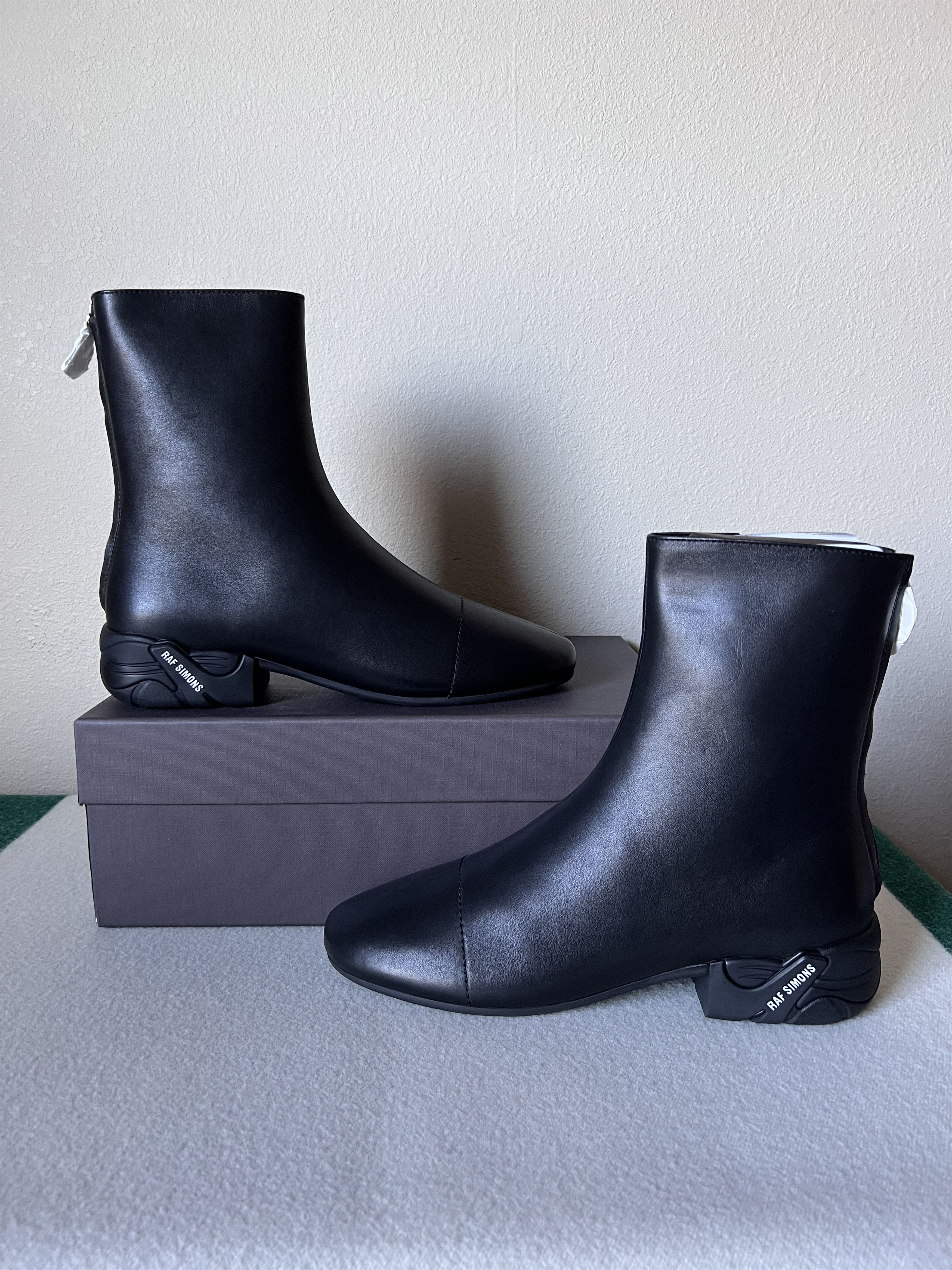 raf simons platform boots