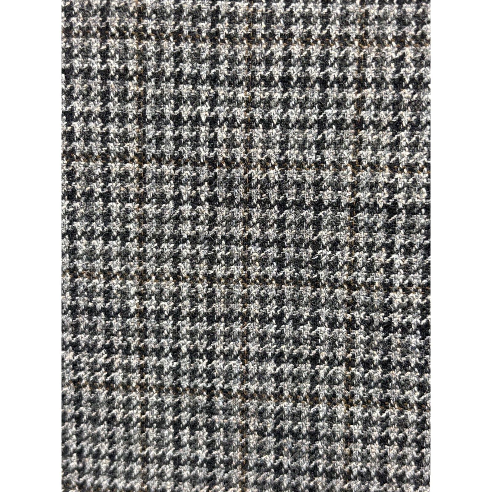 Ralph Lauren Lauren Ralph Lauren Blazer Sport Coat Men 42R Mini Houndstooth Wool Grey Career Coat Mens Size 42R - 5 Thumbnail