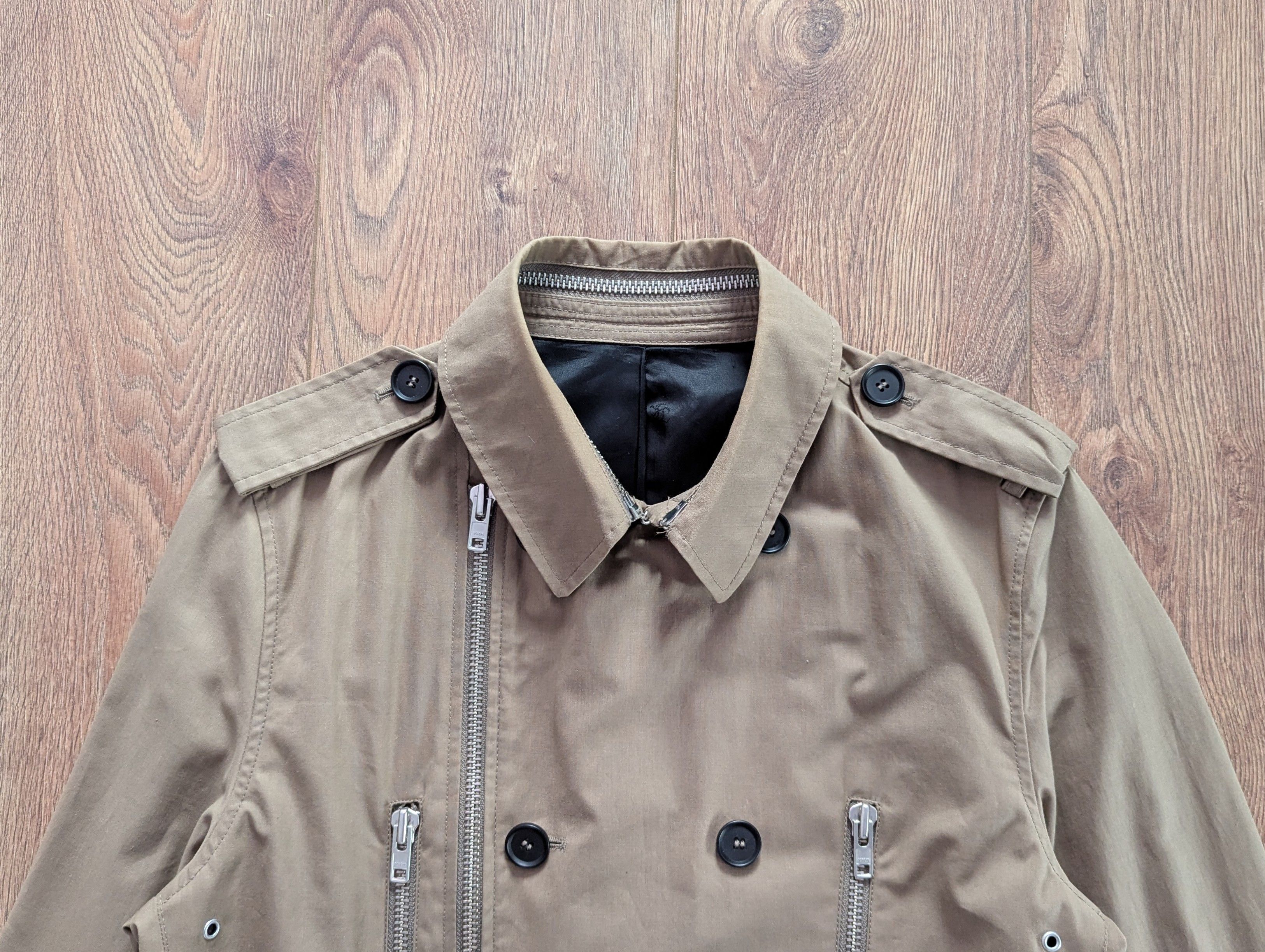 The Kooples The Kooples Trench Esprit Perfecto Jacket With Belt Cotton Size US M / EU 48-50 / 2 - 2 Thumbnail