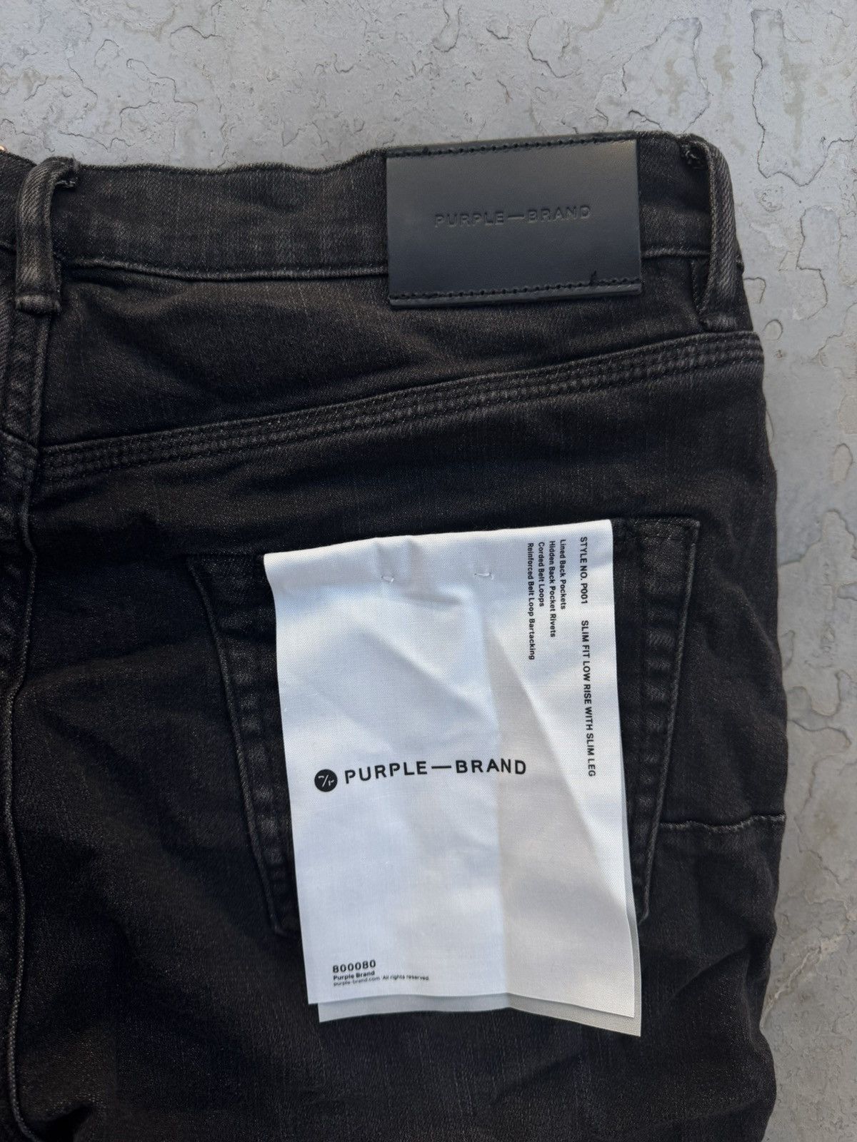 Purple Brand Purple Brand P001 Overspray Jeans Black Size 31 New Size US 31 - 9 Thumbnail