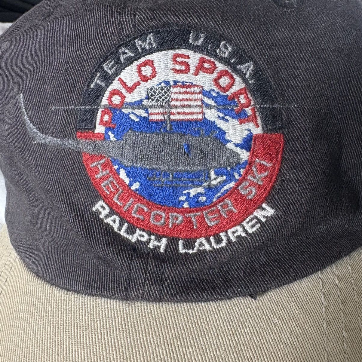 Polo Ralph Lauren Rare Vintage 90s Polo Sport Ralph Lauren Helicopter Ski Hat Size ONE SIZE - 3 Thumbnail