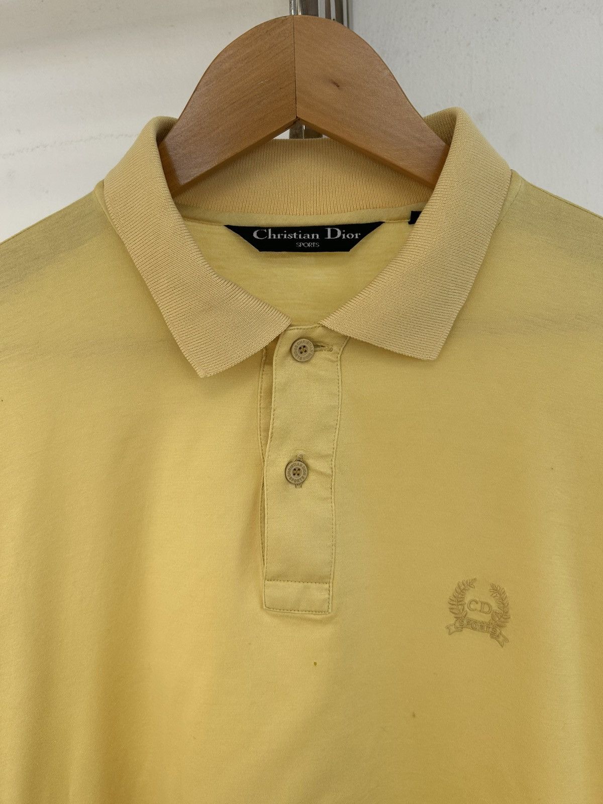 Christian Dior Monsieur Polo Dior Vintage Yellow Size US L / EU 52-54 / 3 - 5 Thumbnail