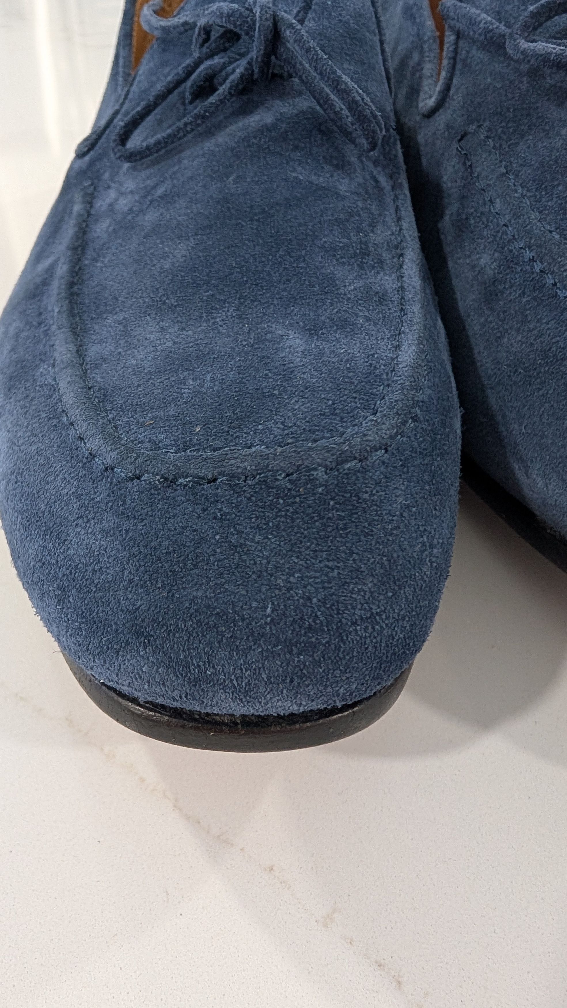 Other Paolo Scafora Art 740 Blue Suede Slip On Loafer Mens Size 10 Size US 10 / EU 43 - 10 Thumbnail