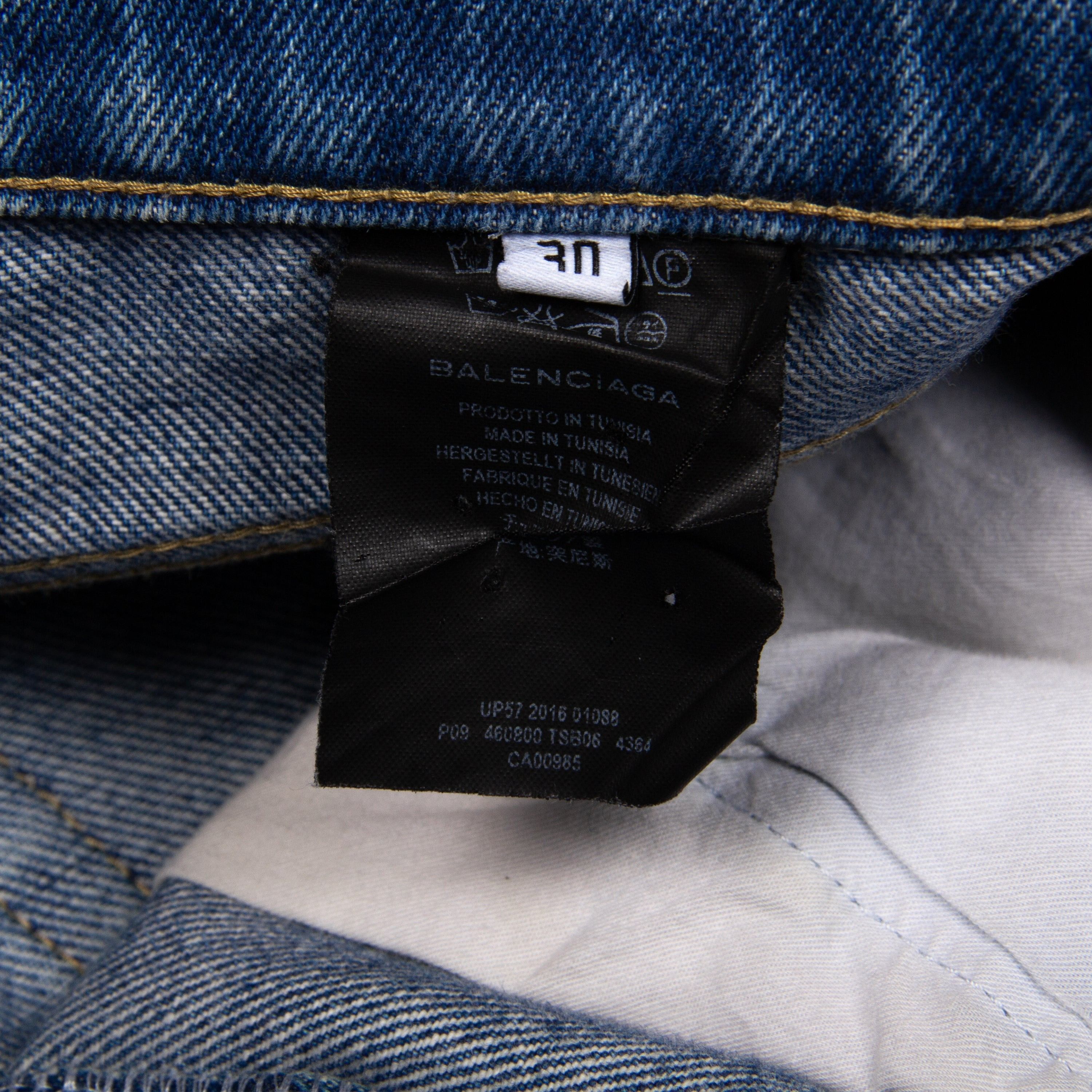 Balenciaga BALENCIAGA VINTAGE WASH DENIM Size US 30 / EU 46 - 5 Thumbnail