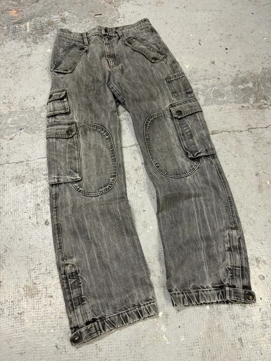 Dolce & Gabbana AW2004 Dolce & Gabbana Multi Pockets Grey Cargo Jeans Size US 30 / EU 46 - 3 Thumbnail
