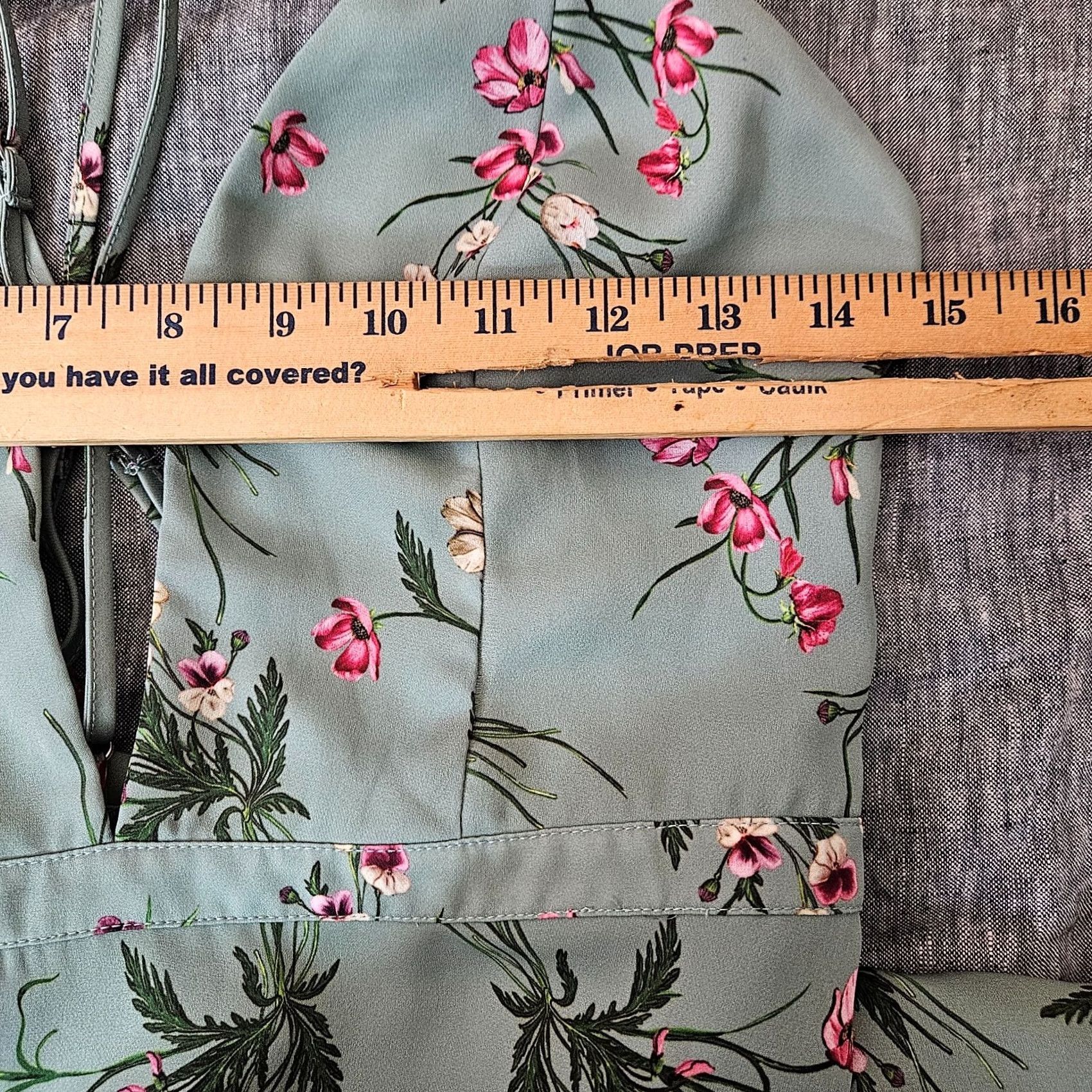 Bebe Bebe Dress Women’s 6 Green Floral Maxi Strappy Back Boho NWT Size M / US 6-8 / IT 42-44 - 3 Thumbnail