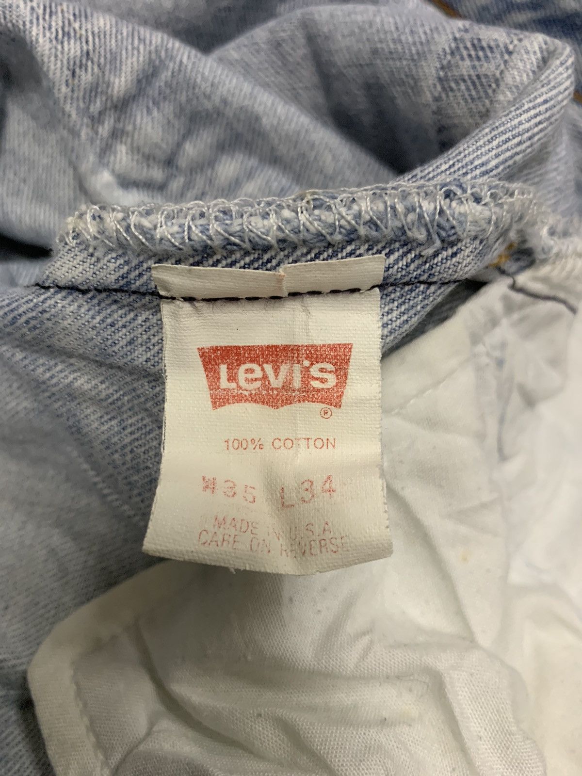 Levi's VINTAGE LEVIS 501 DENIM JEANS Size US 34 / EU 50 - 10 Thumbnail