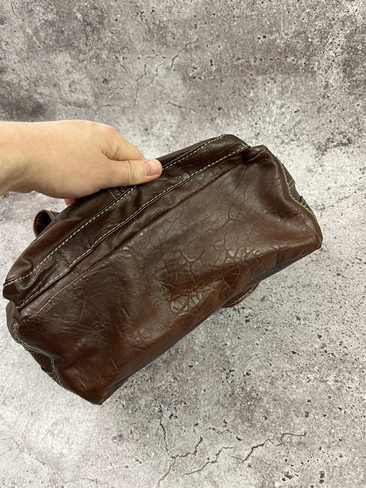 Diesel Diesel Faux Leather Shoulder Bag Multi Pocket Vintage Y2K Size ONE SIZE - 15 Thumbnail