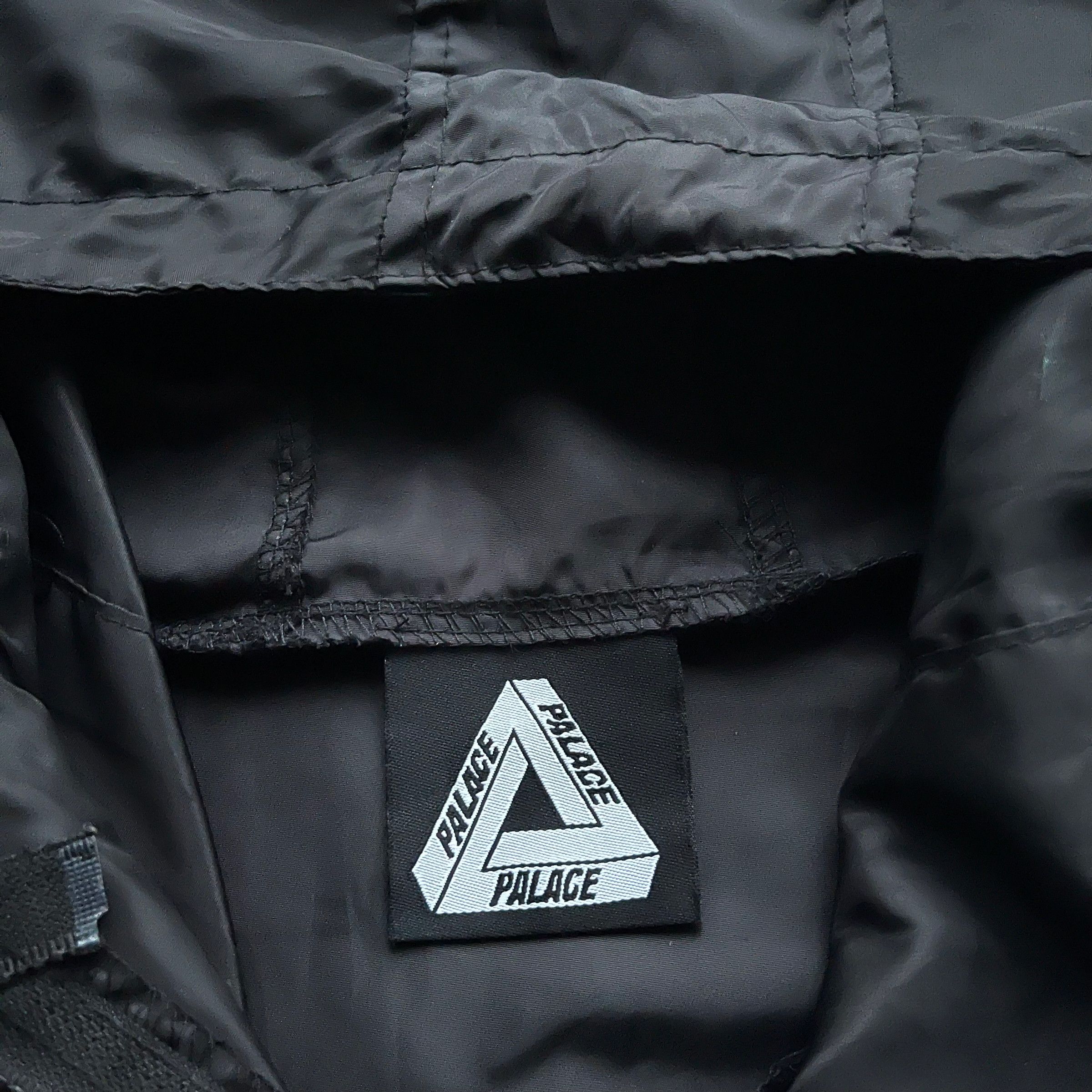 Palace Vintage Y2K Men's Palace Spell Out Print Black Hooded Jacket Size US M / EU 48-50 / 2 - 3 Thumbnail