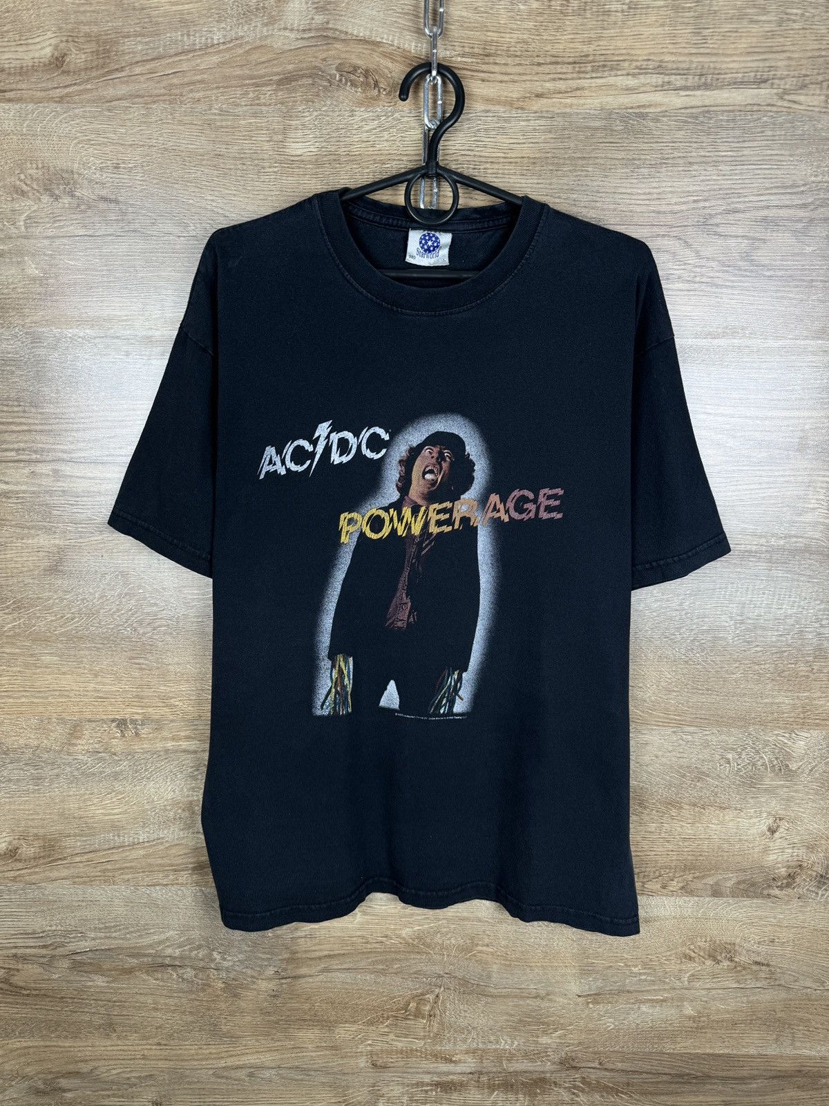 AC/DC × Band Tees × Vintage Mens Vintage AC/DC T-shirt rock band tee powerage 2003 Size US L / EU 52-54 / 3 - 1 Thumbnail