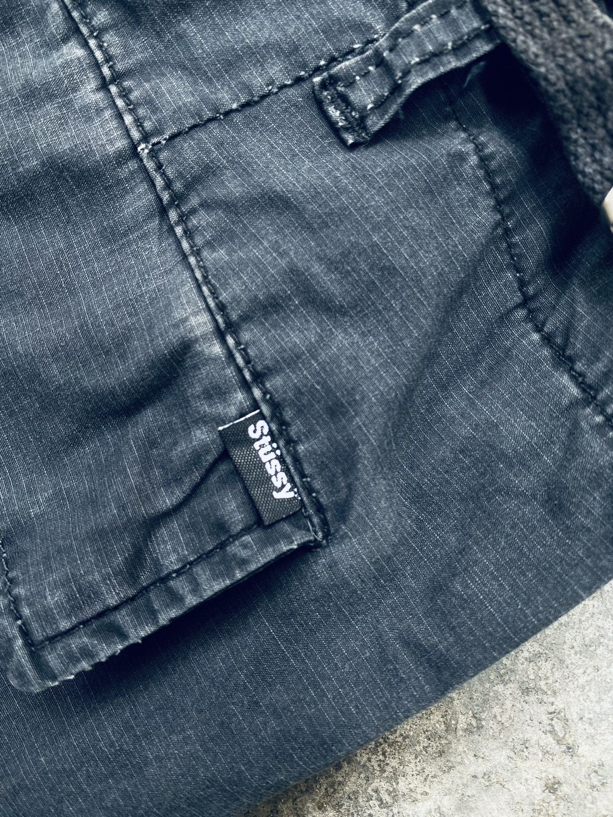 Stussy Vintage Stussy Distressed Cargo Short Pants Size US 35 - 6 Thumbnail